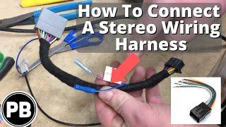 Stereo Wiring Harness Explained How to assemble one yourself