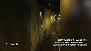 Injured filmed escaping from Paris attack at concert hall