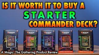 Is It Worth It To Buy A Starter Commander Deck?  A New Magic The Gathering EDH Product Line