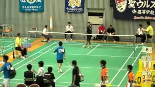 All Japan Junior Highschool Badminton Tournament Boys Singles Final