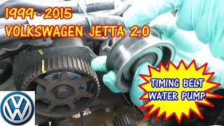 1999-2015 Volkswagen Jetta Timing Belt And Water Pump Replacement