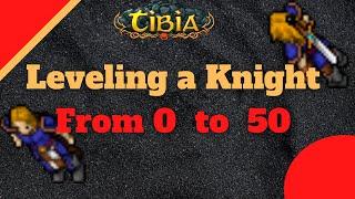 Starting a Knight from 0 in Tibia New & Old Servers