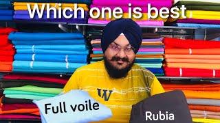 Which Turban PAGARI is best Full voile or Rubia