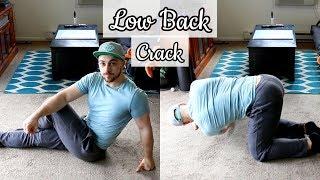 How to Crack Your LOW Back DIY Tutorial