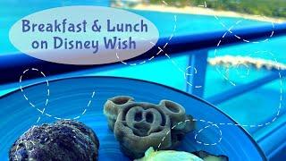 Disney Cruise Line Wish Breakfast Lunch & Snacks Food Menus Buffet Restaurant Room Service Ice Cream