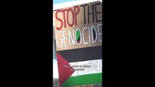 Conflicting opinions at Rally for Palestine