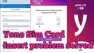 Yono New update sim card insert problem solved