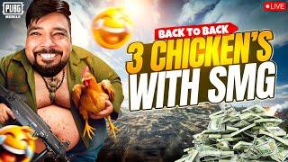 Back To Back 3 Chicken Challenge - Daleer Admi Is Back  - PUBG MOBILE LIVE STREAM