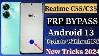 Realme C55 RMX3710 FRP BYPASS Android 13 Without PC New Trick 2024