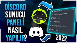 DİSCORD SUNUCU PANELİ İSTATİSTİK NASIL YAPILIR? - DİSCORD ST-AT BOT SUNUCU İSTATİSTİK YAPMA 2022