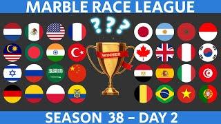 Marble Race League Season 38 DAY 2 Marble Race in Algodoo