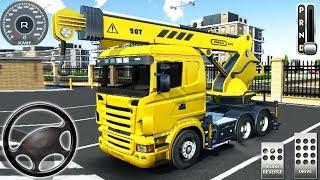 Drive Simulator 2 - Construction Vehicles Cement Mixer Mobil Crane Truck - Android GamePlay #3