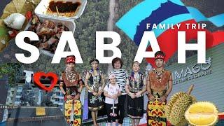 SABAH FAMILY TRIP PART 2 DURIAN SINALAU BAKAS & SEAFOOD I Hannah enjoying the cultural show