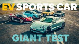 Electric Sports Car Giant Test 2024  Are EVs finally fun?