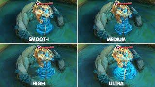 MOBILE LEGENDS  Map Graphics Comparison  Smooth Medium High Ultra 