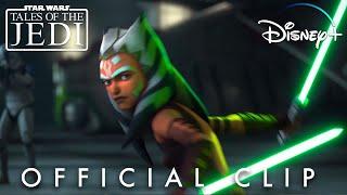 Star Wars Tales of the Jedi Official Clip  Ahsokas Training  Disney+
