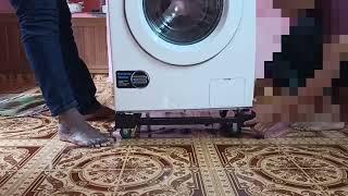 How to Install Washing Machine Trolley  Stand  SAMSUNG  LG  BOSCH  IFB  360 Rotatable Wheels