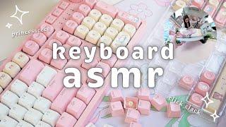  aesthetic keyboard asmr  relaxing unboxing & keycap application   no mid-roll ads 