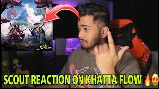 SCOUT REACTION ON KHATTA FLOW  “KR$NA IS GOLD” ️ #krsna #scout #seedhemaut