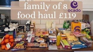 £119 FAMILY OF 8 GROCERY HAUL & MEAL PLAN  JULY 2024