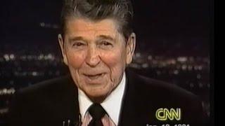 President Ronald Reagan on Larry King 1-10-1991 Full Hour