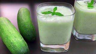 Cucumber Cooler  Cucumber Yogurt Drink  Healthy & Tasty Butter Milk  Weight Loss Recipe