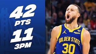 Steph Curry Posts 3-PT SEASON-HIGH - 11 THREES   February 8 2024