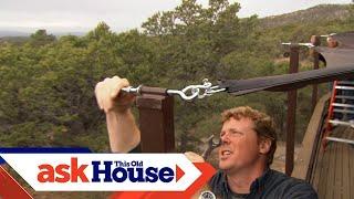 How to Install a Shade Sail for a Deck  Ask This Old House