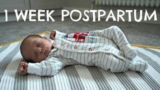 1 WEEK POSTPARTUM AND BABY UPDATE
