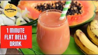 1 Minute - Papaya smoothie for weight loss Lose 5 kg Improved Digestion and Gut Health