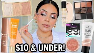 FULL FACE NOTHING OVER $10 AFFORDABLE MAKEUP TUTORIAL
