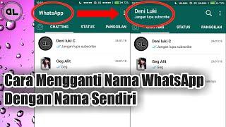 Cara Mengganti Nama WhatsApp Menjadi Nama Sendiri