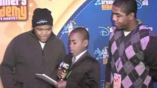 Damon Weaver Interviews Kyle Massey at the 2010 Disney Dreamers Academy with Steve Harvey