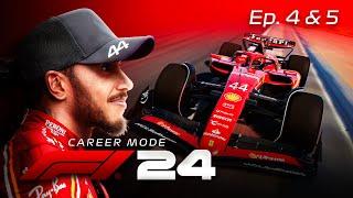 F1 24 Career Mode Lewis Hamilton FIRST WIN in YEARS? Episode 4 & 5