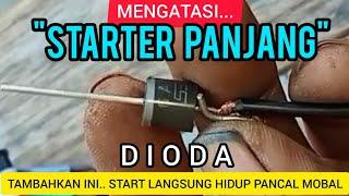 mengatasi starter panjang baru mesin mau hidup