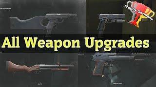 Resident Evil 2 Remeke - All Weapon Upgrades & Locations 13 WEAPONS IN THE GAME