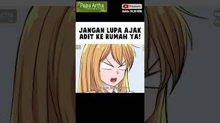 JANGAN LUPA AJAK ADIT KE RUMAH YA #animasisekolah #dramaanimasi #fyp