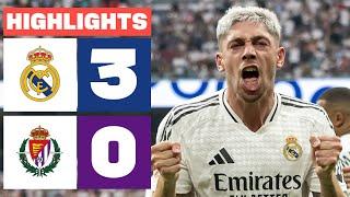 REAL MADRID 3 - 0 REAL VALLADOLID CF  HIGHLIGHTS LALIGA EA SPORTS