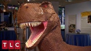 Making A Giant Dinosaur Wedding Cake  Cake Boss