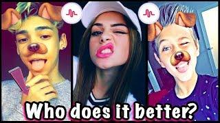 Best Transitions Musical.ly Challenge  Who Does It Better? Top Musically Challenge