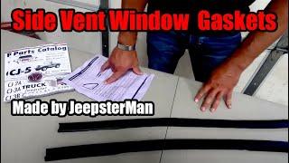 Willys Side Vent Window Rubber Made by JeepsterMan