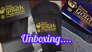 prime minister youth laptop scheme 2023 lenovo leptop unboxing   shahbaz sharif 