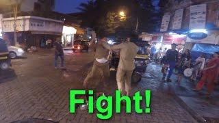 Road Rage - Rickshaw drivers - Mumbai India