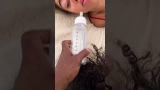 Giving my wife the babys bottle while sleep for her reaction *she fell for It* #Shorts