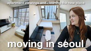 Moving Apartment in Seoul  Apartment Viewing and Cleaning  Moving Vlogs