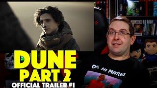 REACTION Dune Part 2 Trailer #1 - Timothée Chalamet Movie 2023