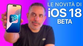 iOS 18 BETA ORA DISPONIBILE  Tutte le Novità