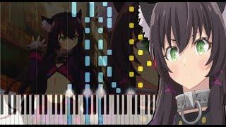 Isekai Maou to Shoukan Shoujo no Dorei Majutsu OP DeCIDE Piano Synthesia