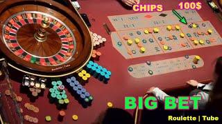 BIG BET ROULETTE CHIPS 100$ HOT TABLE BIG WIN NIGHT SATURDAY SESSION EXCLUSIVE ️2023-07-14