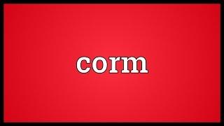 Corm Meaning